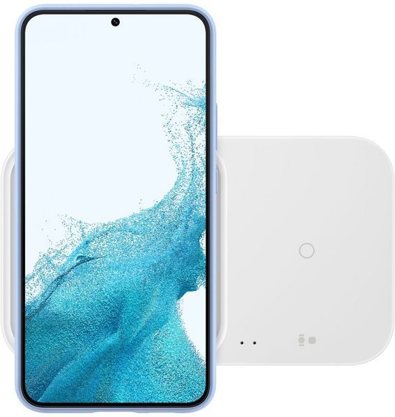 Зарядний пристрій бездротовий Samsung Duo 15Вт, білий (EP-P5400BWEGEU) 366453 фото