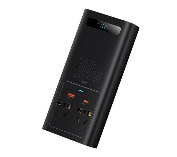 Автомобільний інвертор Baseus IGBT Power Inverter 300W (220V CN/EU) (CGNB010101) 266334 фото