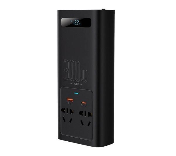 Автомобільний інвертор Baseus IGBT Power Inverter 300W (220V CN/EU) (CGNB010101) 266334 фото