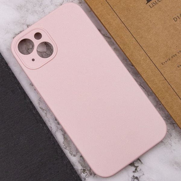 Чехол Silicone Case Full Camera Protective (AA) NO LOGO для Apple iPhone 13 (6.1") Розовый / Chalk Pink 288677 фото