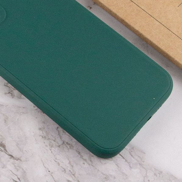 Силіконовий чохол Candy Full Camera для Apple iPhone 12 Pro (6.1") Зелений / Forest green 205948 фото