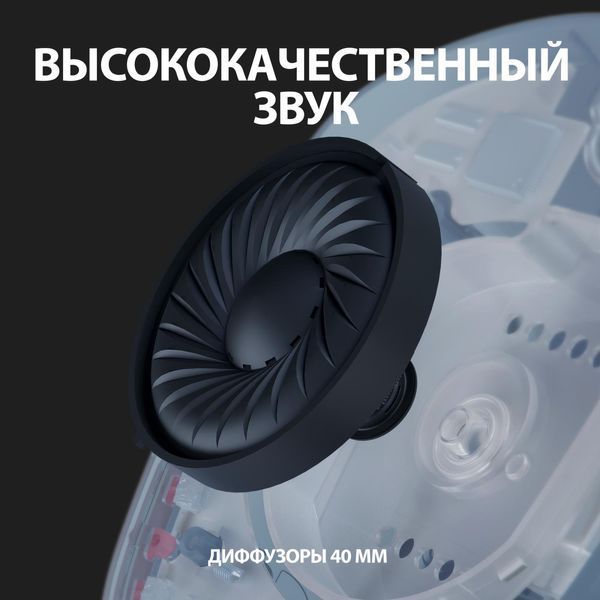 гарнітура LOGITECH G435 LIGHTSPEED Wireless Gaming - BLUE (981-001062) 306597 фото