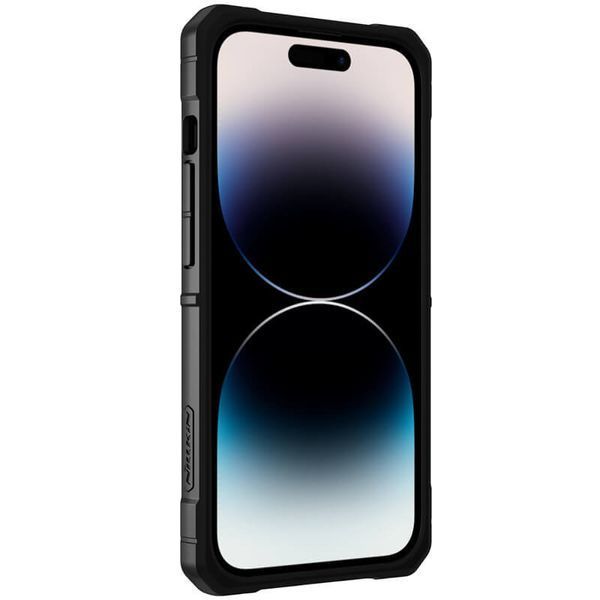 TPU+PC чохол Nillkin CamShield Adventurer Pro (шторка на камеру) для Apple iPhone 14 Pro Max (6.7") Interstellar Blue 261422 фото