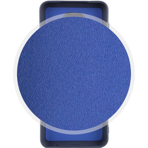 Чохол TPU GETMAN Liquid Silk Full Camera для Xiaomi Redmi Note 9 / Redmi 10X Синій / Midnight Blue 323835 фото