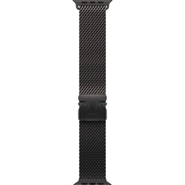 Ремінець Apple Watch Milanese Loop Black Titanium 44/45/46/49mm - Medium (MXKG3) 325339 фото