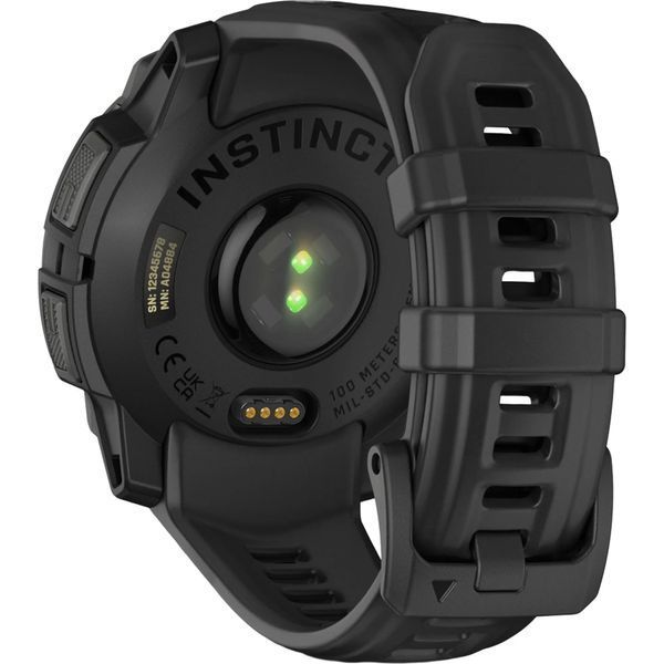 Смарт-годинник Garmin Instinct 3 50mm Solar Black with Charcoal Band (010-02935-00) 354171 фото