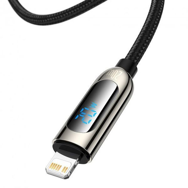 Кабель Baseus Display Type-C to Lightning 20W(CATLSK-01) 1m Black 245855 фото