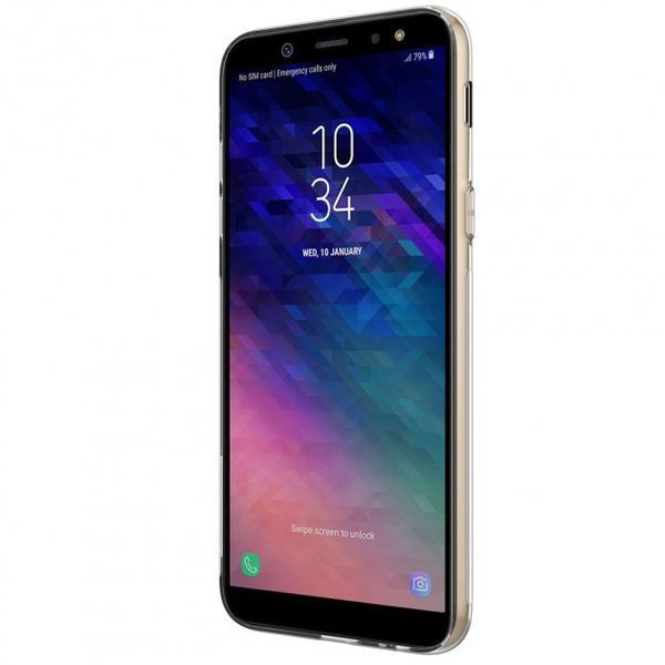 Чохол-накладка Samsung A6 Plus (A605-2018) iPaky Soft TPU+Glass Transparent 127290 фото
