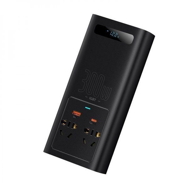 Автомобільний інвертор Baseus IGBT Power Inverter 300W (220V CN/EU) (CGNB010101) 266334 фото