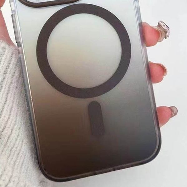Чохол TPU+PC Phantom with MagSafe для Apple iPhone 13 / 14 (6.1") Grey 355745 фото