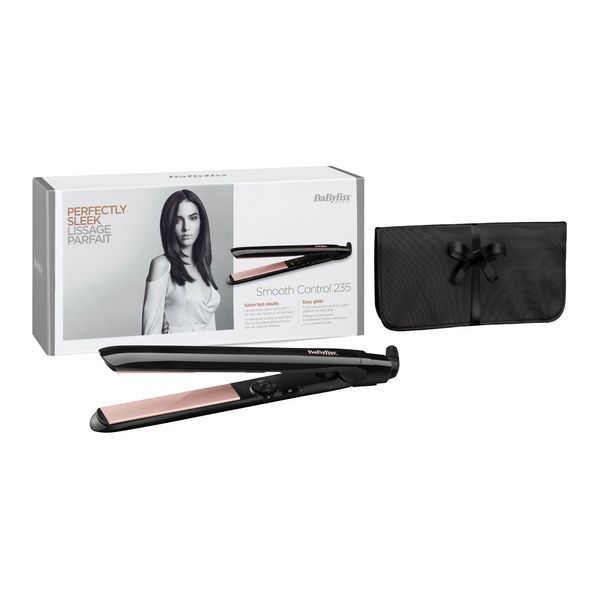 Випрямляч Babyliss Smooth Control, 49Вт, темп.режимів-13, 170-235C, кераміка, чорний 389728 фото