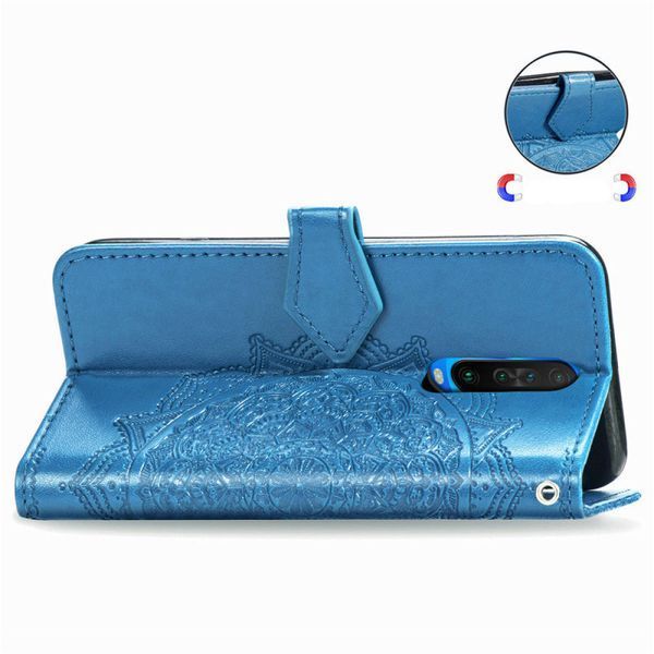 Шкіряний чохол (книжка) Art Case з візитницею для Xiaomi Redmi K30 / Poco X2 Синій 326685 фото