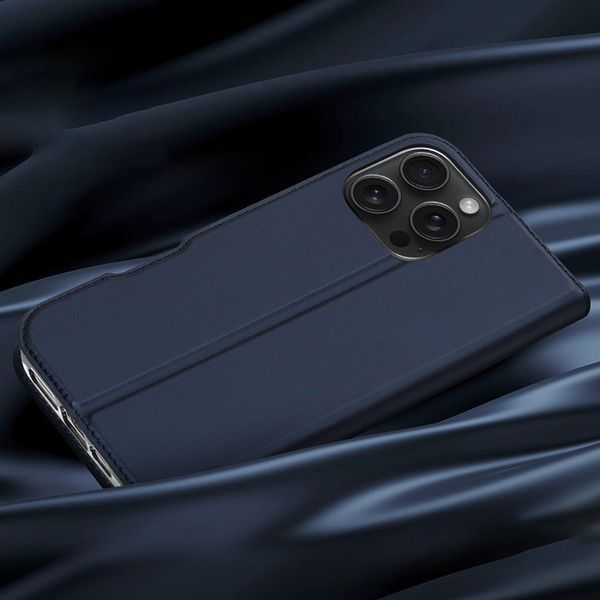 Чохол-книжка Dux Ducis з кишенею для візиток для Apple iPhone 16 Pro Max (6.9") Синій 322724 фото
