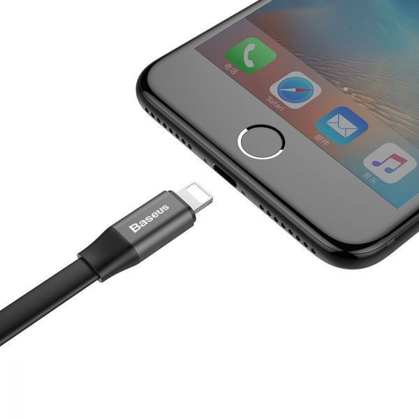 Кабель Baseus Nimble Portable Lightning (CALMBJ-B01) 0.23m Black 192606 фото