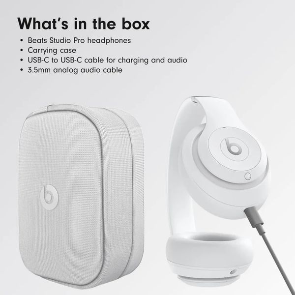 Навушники Beats By Dr. Dre Beats Studio Pro (MC2P4) Matte White 330903 фото
