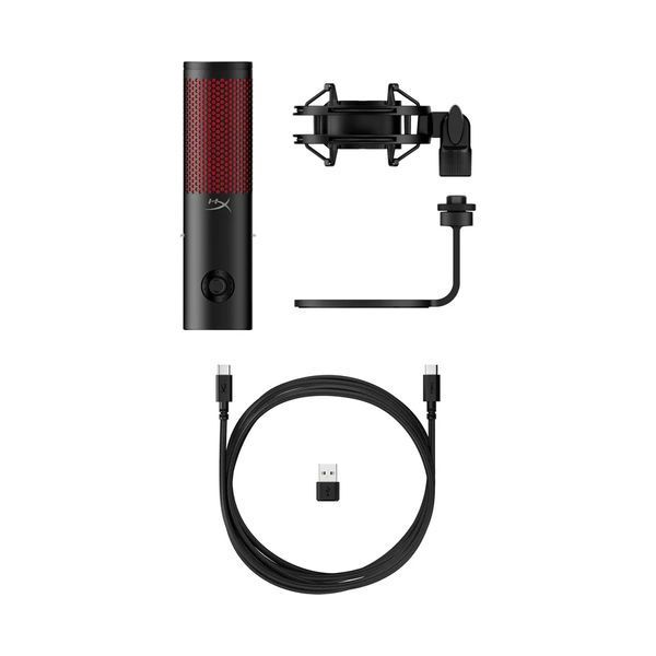 Мікрофон геймінговий HyperX QuadCast 2, Omni/Uni/Bi, USB-A, 3м, RGB, чорний (872V1AA) 365967 фото
