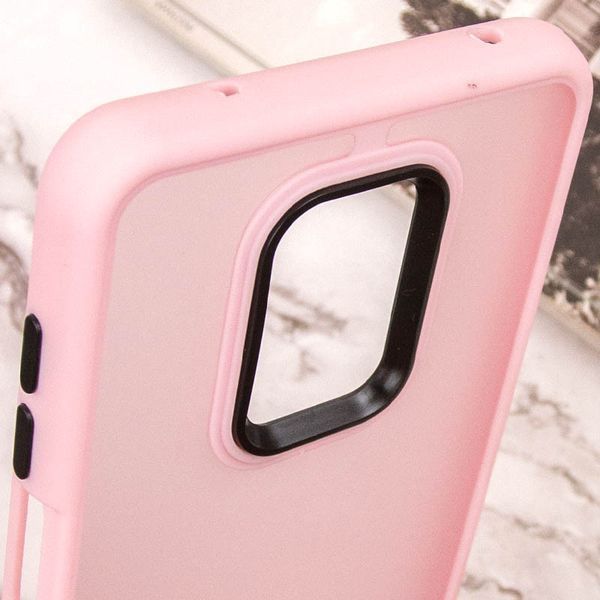 Чохол TPU+PC Lyon Frosted для Xiaomi Redmi Note 9s / Note 9 Pro / Note 9 Pro Max Pink 273518 фото