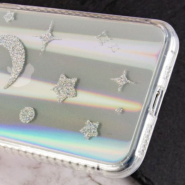 TPU+Glass чохол Aurora Space для Apple iPhone 11 Pro Max (6.5") Місяць 205557 фото