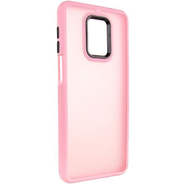 Чохол TPU+PC Lyon Frosted для Xiaomi Redmi Note 9s / Note 9 Pro / Note 9 Pro Max Pink 273518 фото