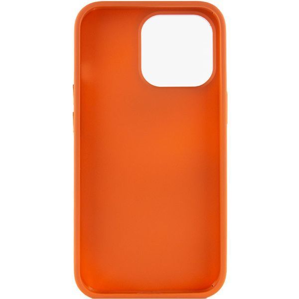 TPU чохол Bonbon Metal Style для Apple iPhone 14 Pro (6.1") Помаранчевий / Papaya 257181 фото