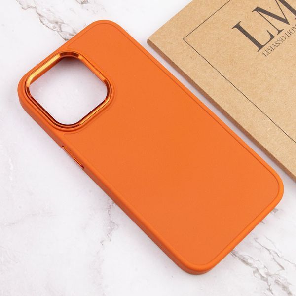 TPU чохол Bonbon Metal Style для Apple iPhone 14 Pro (6.1") Помаранчевий / Papaya 257181 фото