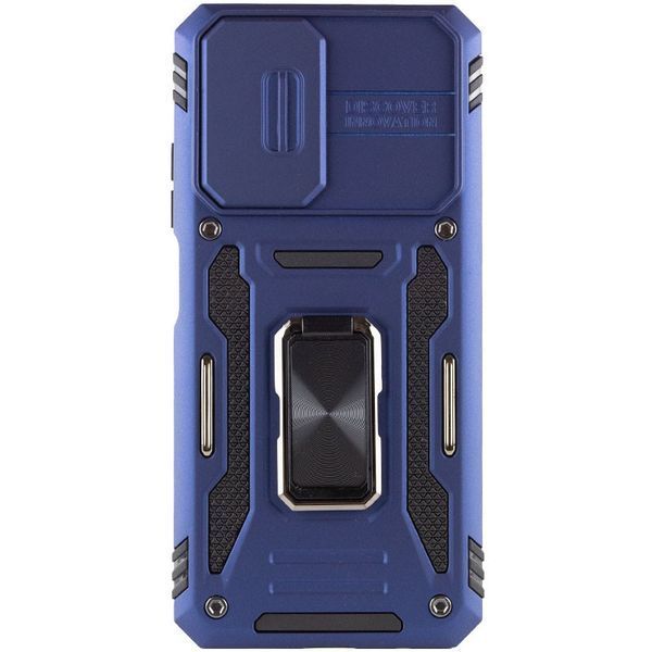 Ударостійкий чохол Camshield Army Ring для Xiaomi Redmi Note 11 (Global) / Note 11S / Note 12S Синій / Navy 256155 фото