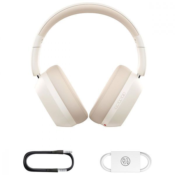 Навушники Baseus Bass 35 Max Wireless Headphones (A00070800221-00) Stellar White 358974 фото