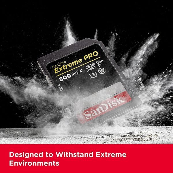 Карта пам'яті SanDisk SD 128GB C10 UHS-II U3 R300/W300MB/s Extreme Pro V90 (SDSDXDM-128G-GN4IN) 375392 фото