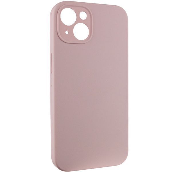 Чехол Silicone Case Full Camera Protective (AA) NO LOGO для Apple iPhone 13 (6.1") Розовый / Chalk Pink 288677 фото