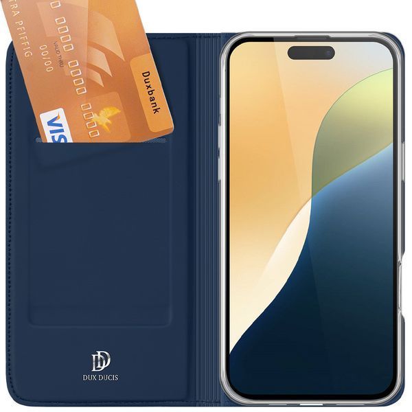 Чохол-книжка Dux Ducis з кишенею для візиток для Apple iPhone 16 Pro Max (6.9") Синій 322724 фото