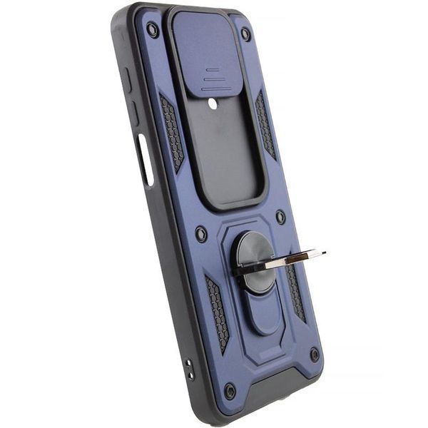 Чохол Ummi Camshield Serge Ring для Xiaomi Redmi Note 9s / Note 9 Pro / 9 Pro Max Синій 390789 фото