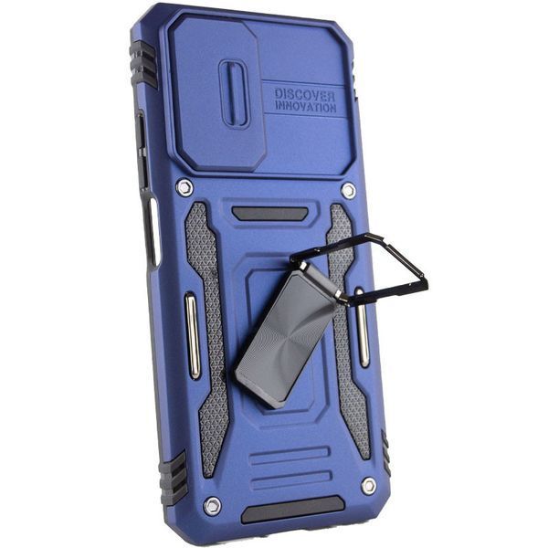 Ударостійкий чохол Camshield Army Ring для Xiaomi Redmi Note 11 (Global) / Note 11S / Note 12S Синій / Navy 256155 фото