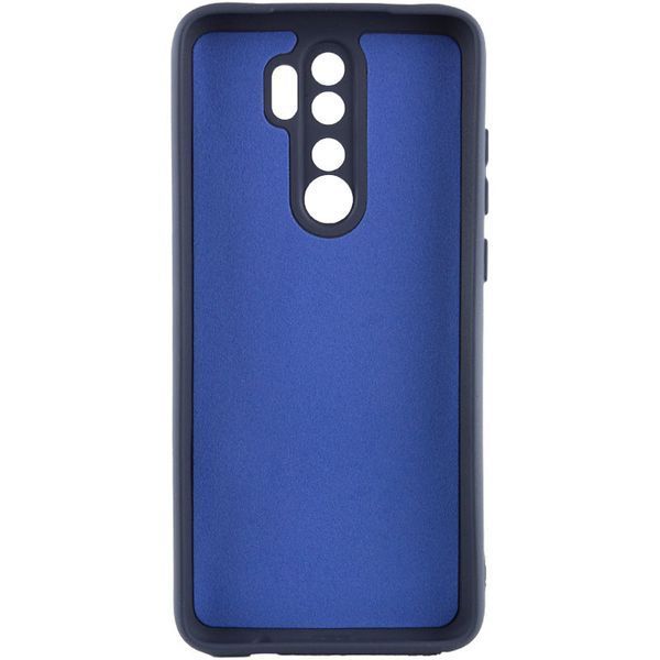 Чохол TPU GETMAN Liquid Silk Full Camera для Xiaomi Redmi 9 Синій / Midnight Blue 345368 фото