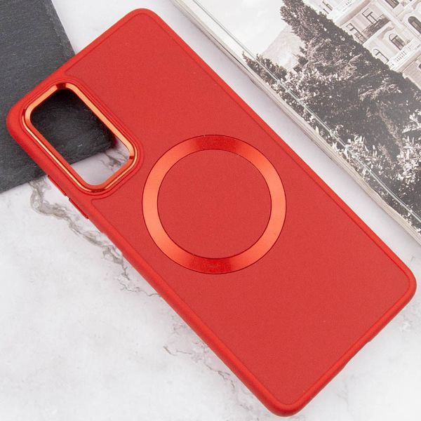 TPU чохол Bonbon Metal Style with MagSafe для Samsung Galaxy A25 5G Червоний / Red 316873 фото