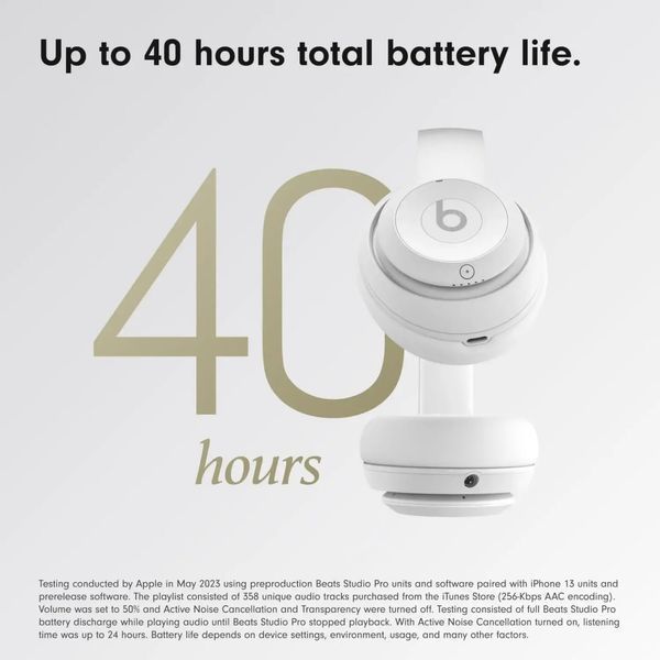 Навушники Beats By Dr. Dre Beats Studio Pro (MC2P4) Matte White 330903 фото
