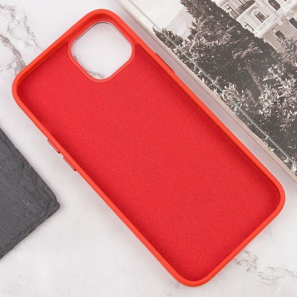 Чохол TPU+Glass Sapphire Midnight Open Camera with MagSafe для Apple iPhone 15 Plus (6.7") Червоний / Red 277428 фото