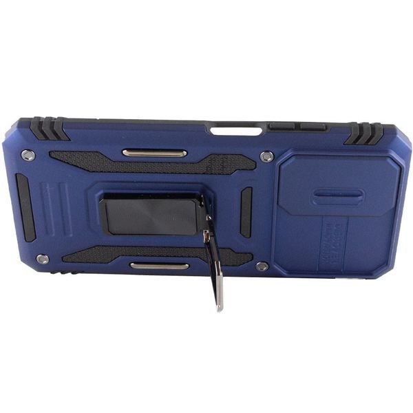 Ударостійкий чохол Camshield Army Ring для Xiaomi Redmi Note 11 (Global) / Note 11S / Note 12S Синій / Navy 256155 фото