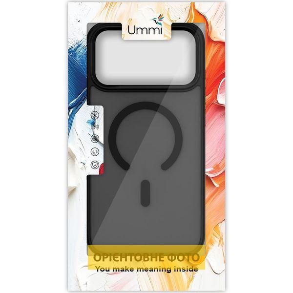Чохол Ummi Colorful with MagSafe для Apple iPhone 17 Air (6.5") Чорний / Black 401913 фото