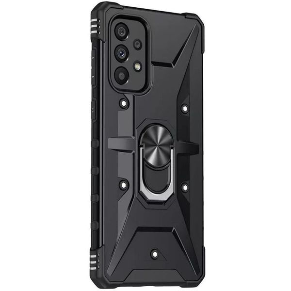 Ударостійкий чохол Pathfinder Ring для Samsung Galaxy A13 4G / A23 4G / M13 4G / M23 5G / A04s Чорний / Black 259272 фото