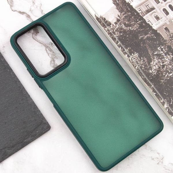 Чохол TPU+PC Lyon Frosted для Infinix Hot 50 4G Green 346526 фото
