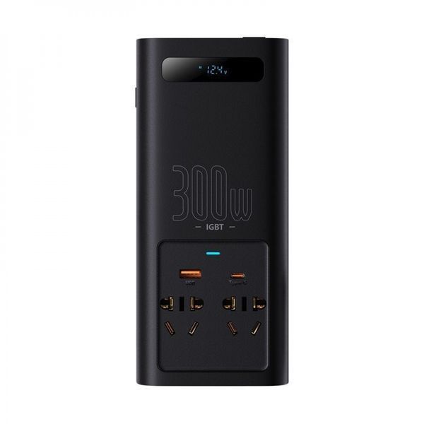Автомобільний інвертор Baseus IGBT Power Inverter 300W (220V CN/EU) (CGNB010101) 266334 фото