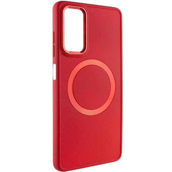 TPU чохол Bonbon Metal Style with MagSafe для Samsung Galaxy A25 5G Червоний / Red 316873 фото
