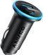 авто зарядка ANKER PowerDrive 323 &ndash; 30W PD + 22.5W USB-A (Чорний) 324873 фото 1