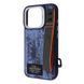 Чохол Kajsa Outdoor Collection Tie Dye with Magnetic Ring iPhone 16 Pro blue 334884 фото 1