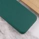 Силіконовий чохол Candy Full Camera для Apple iPhone 12 Pro (6.1") Зелений / Forest green 205948 фото 3
