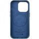 Чохол-накладка Apple iPhone 16 Pro Apple Leather Case with Animation & MagSafe Blue 380378 фото 2