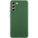 Чохол TPU GETMAN Liquid Silk Full Camera для Samsung Galaxy S21 FE Зелений / Dark green 354330 фото 1