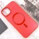 Чохол TPU+Glass Sapphire Midnight Open Camera with MagSafe для Apple iPhone 15 Plus (6.7") Червоний / Red 277428 фото 2