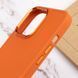 TPU чохол Bonbon Metal Style для Apple iPhone 14 Pro (6.1") Помаранчевий / Papaya 257181 фото 5