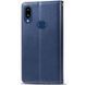 Кожаный чехол книжка GETMAN Gallant (PU) для Samsung Galaxy A10s Синий 204011 фото 3